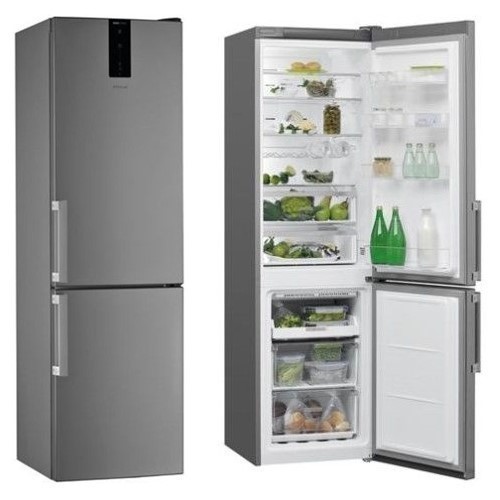 FRIGO COMBI WHIRLPOOL W7 9210 OX H INOX 203X60X68